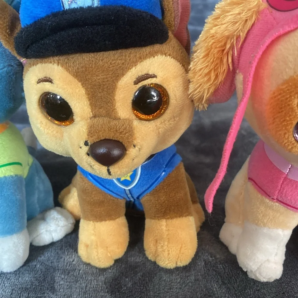 Ty Paw Patrol 6” Chase & 3” Chase key chain - Picture 2 of 6